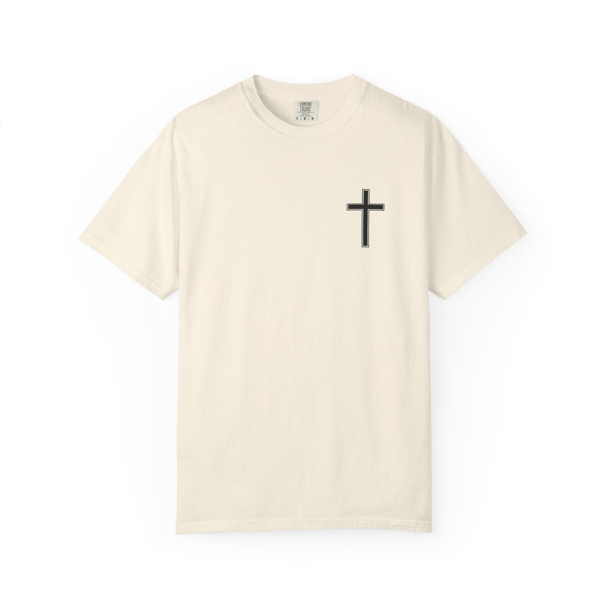 Cross Chest T‑Shirt — Minimal Christian Cross Tee