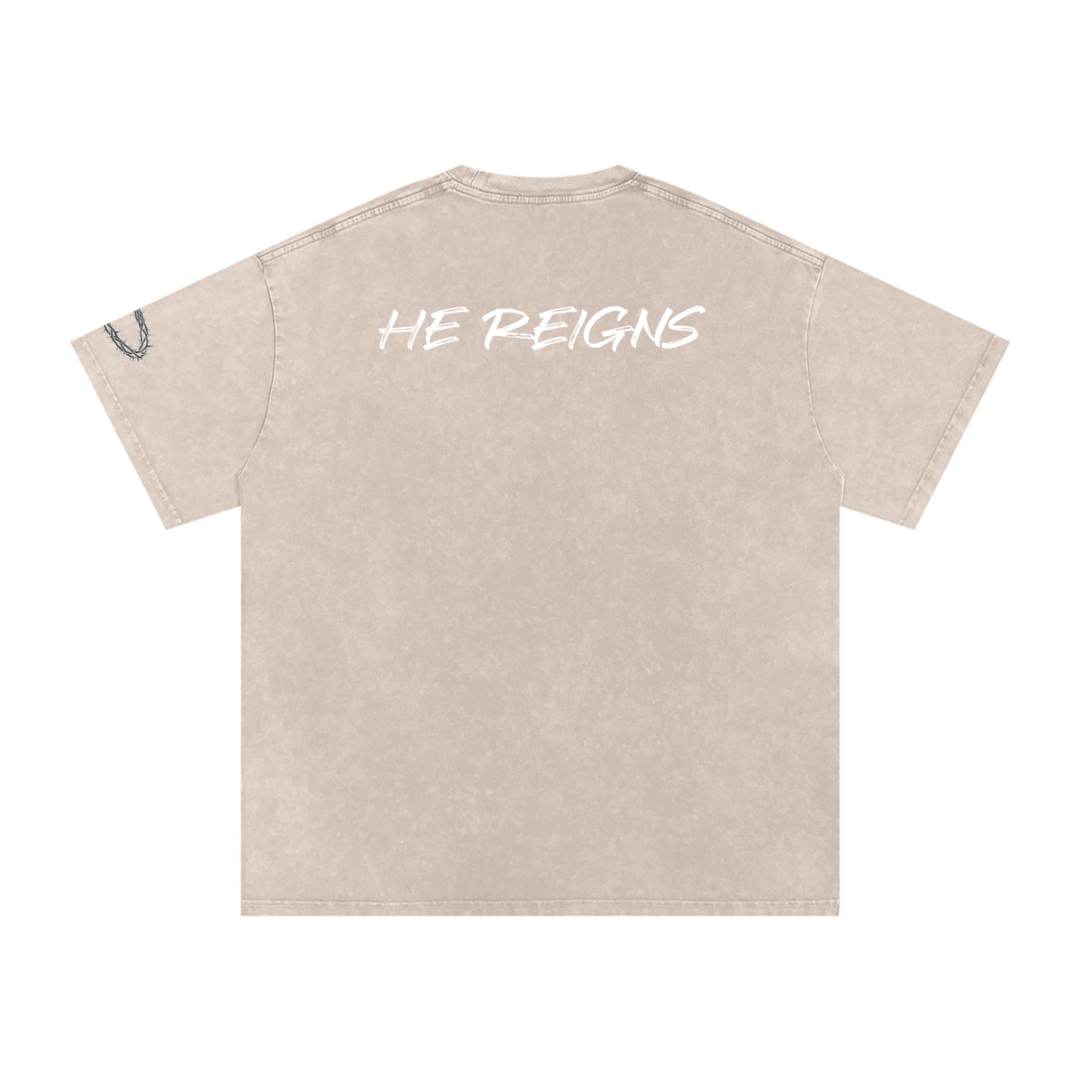 Oversized "HE REIGNS" T-Shirt