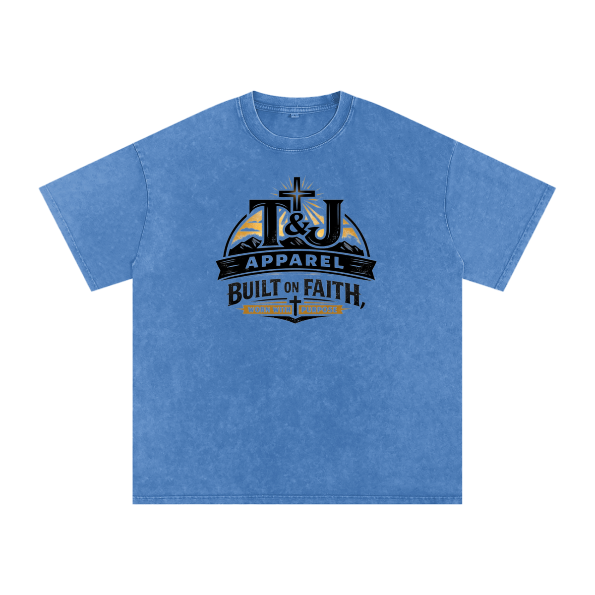 Oversized TJ Faith Apparel Logo T-Shirt