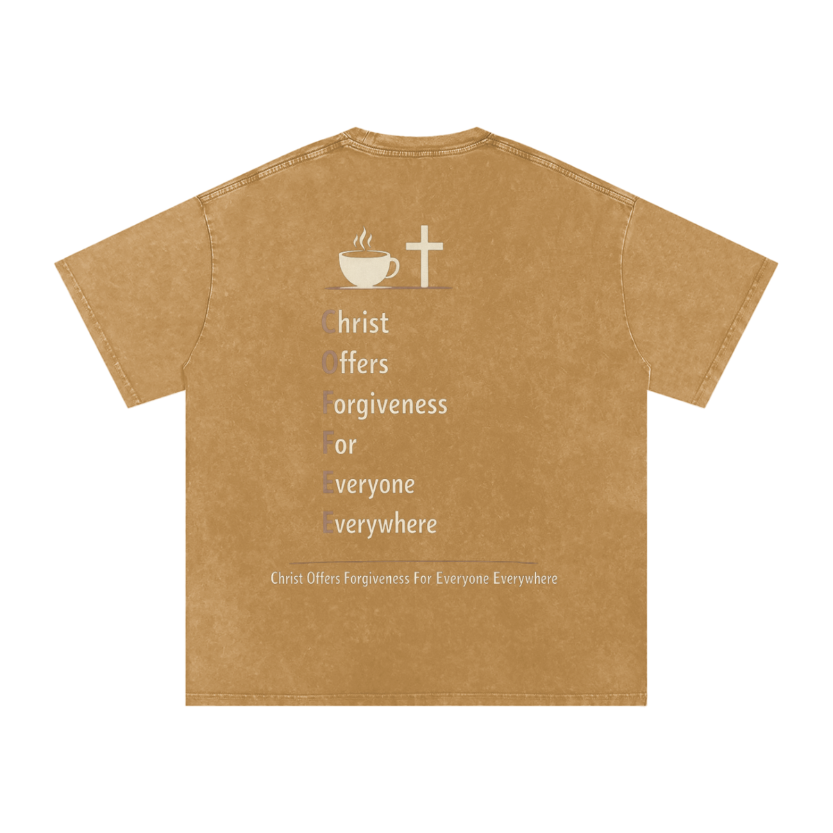 Oversized "C.O.F.F.E.E" T-Shirt