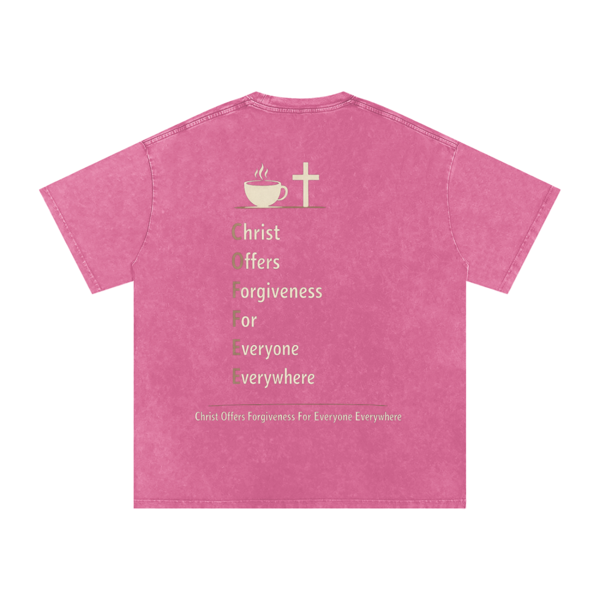 Oversized "C.O.F.F.E.E" T-Shirt