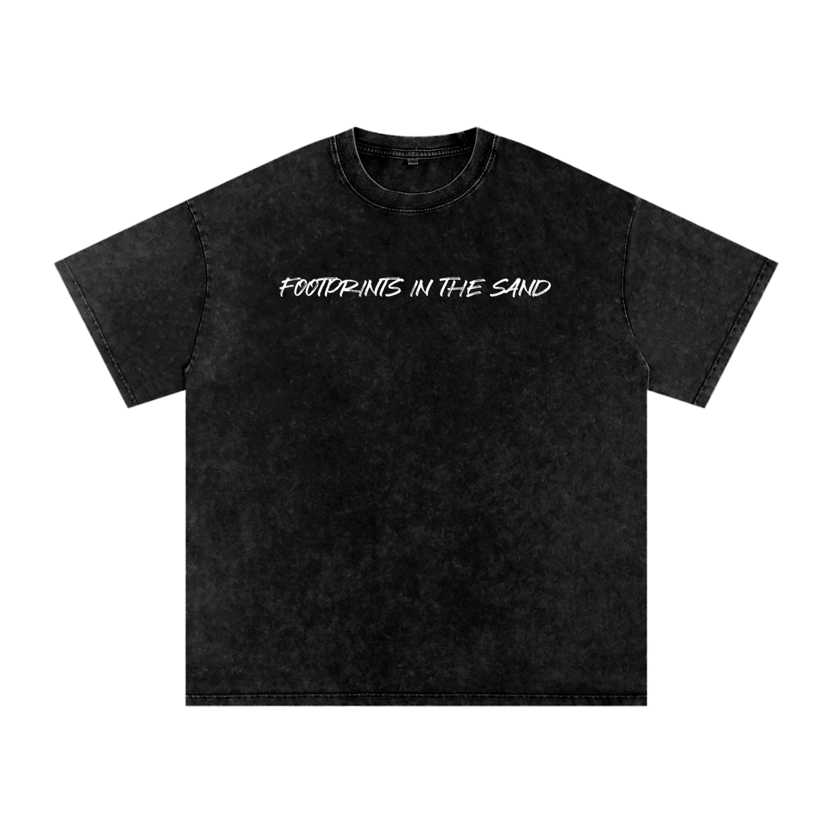 Oversized "Footprints In The Sand" T-Shirt