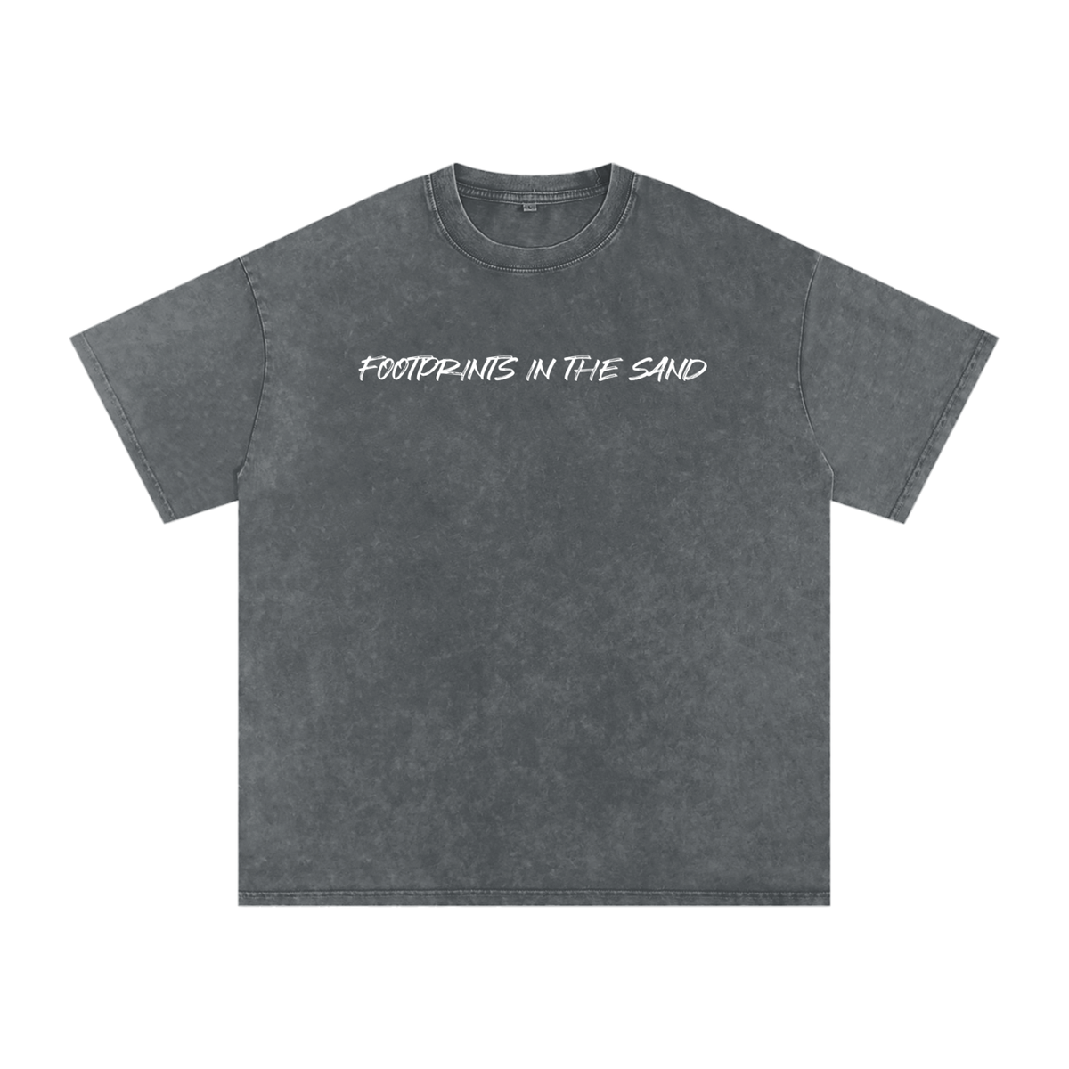 Oversized "Footprints In The Sand" T-Shirt