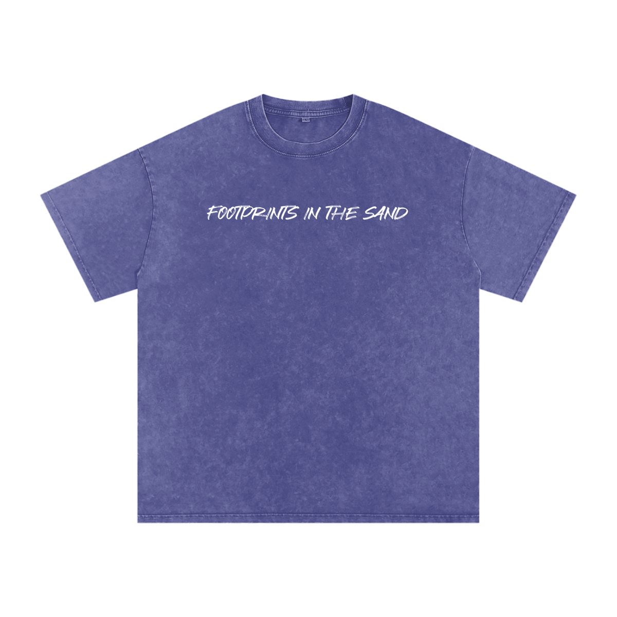 Oversized "Footprints In The Sand" T-Shirt