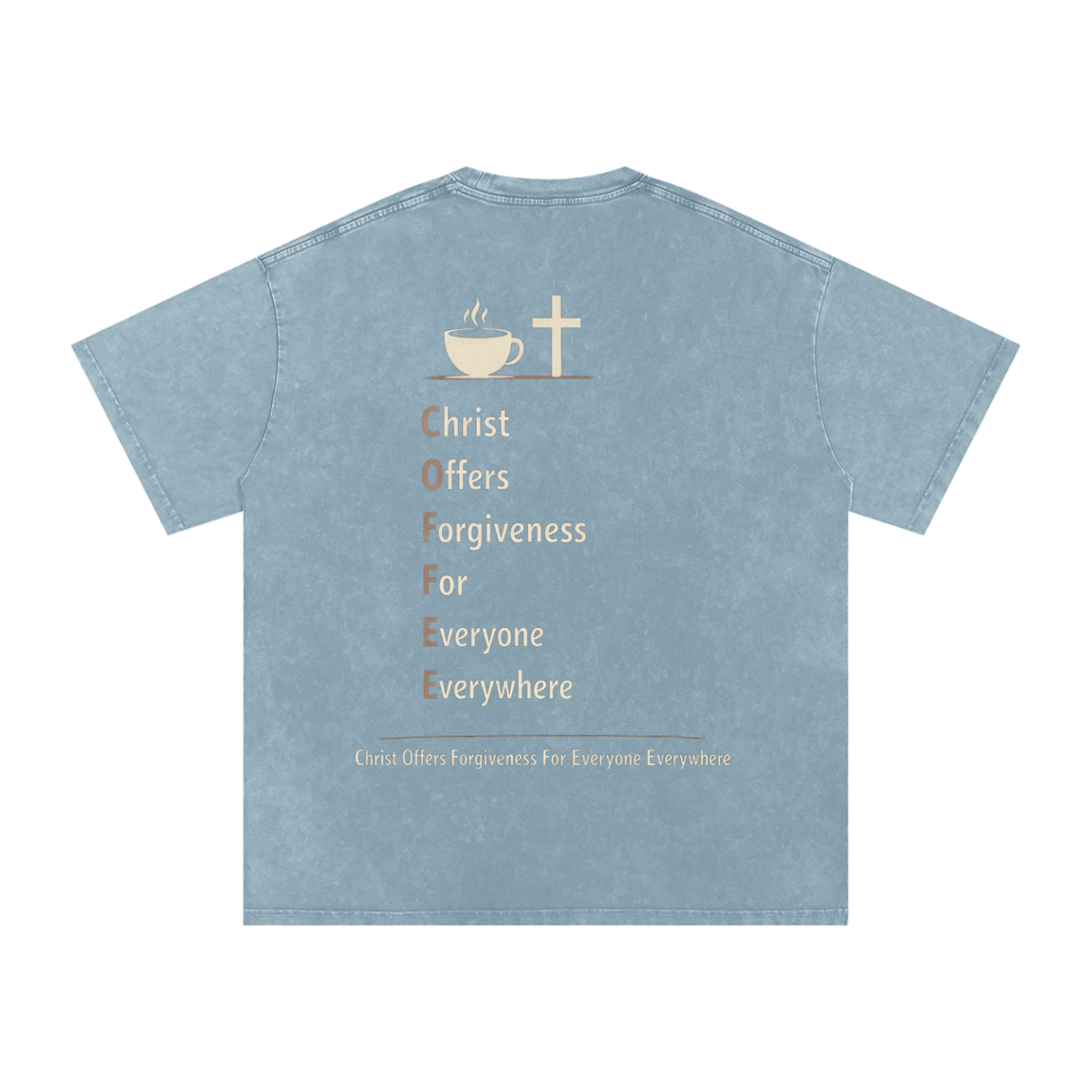Oversized "C.O.F.F.E.E" T-Shirt