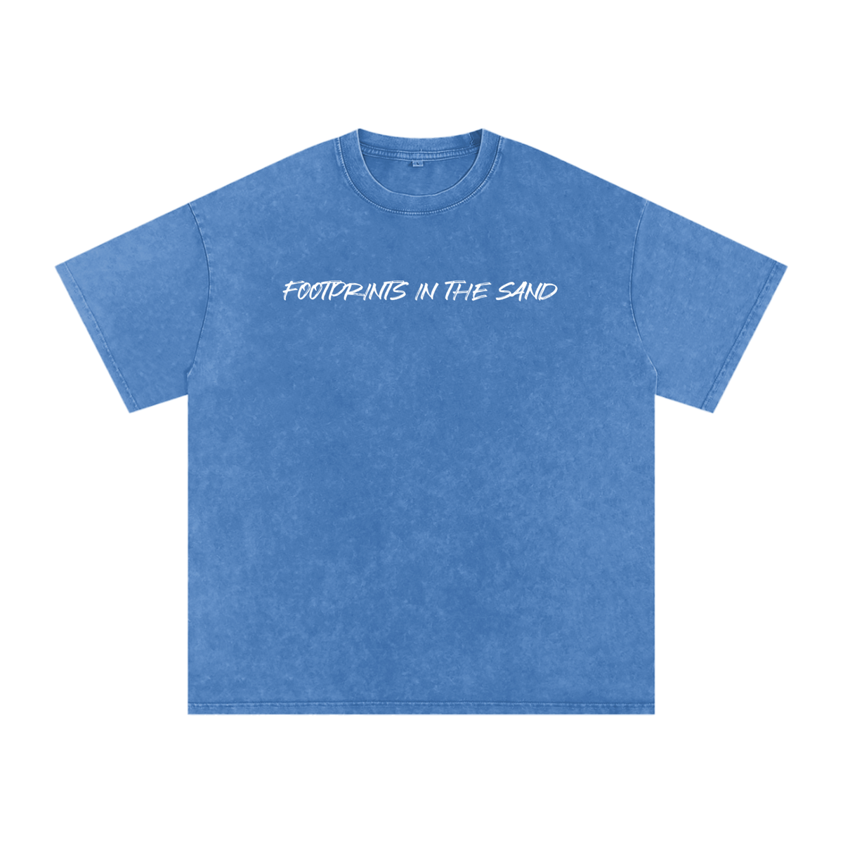Oversized "Footprints In The Sand" T-Shirt