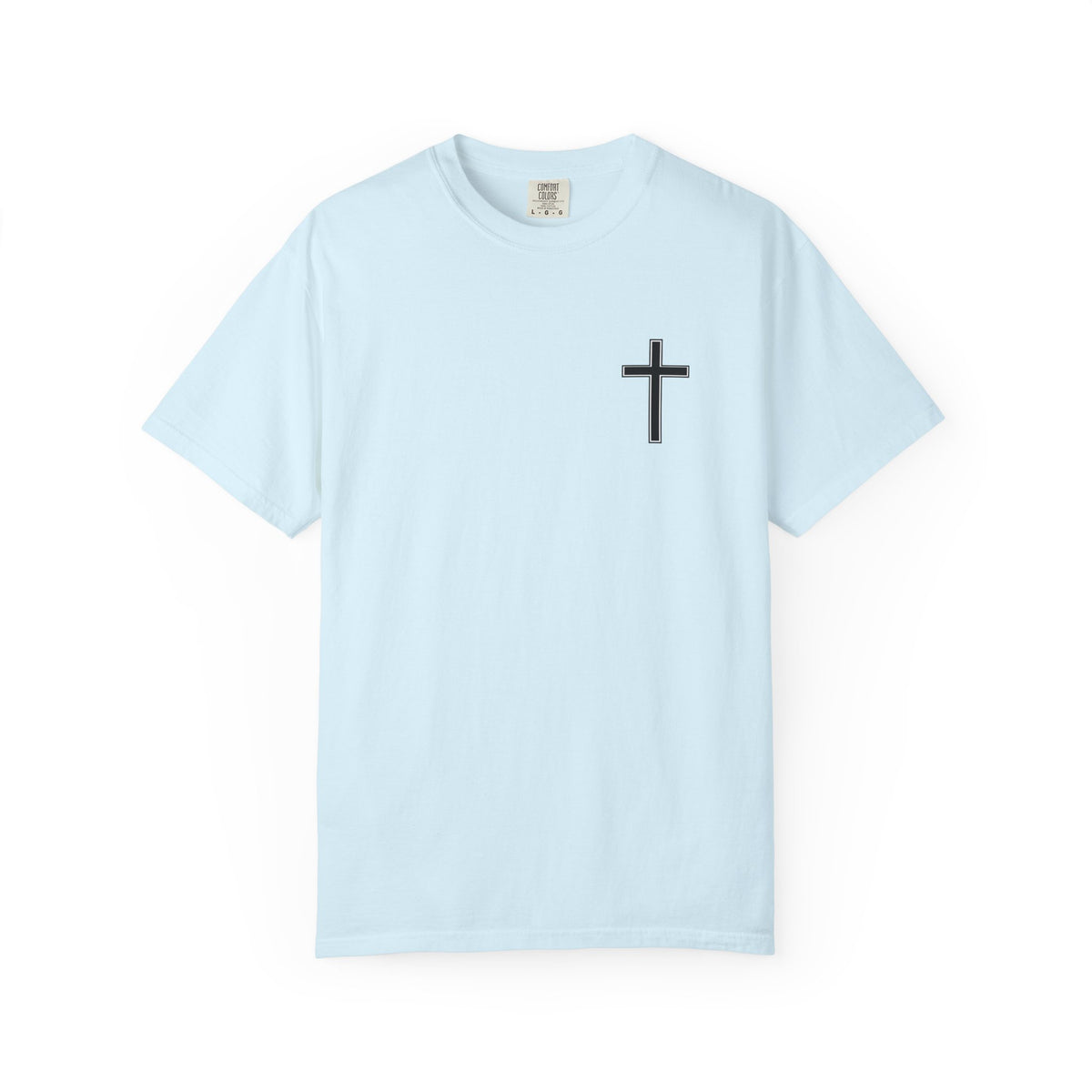 Cross Chest T‑Shirt — Minimal Christian Cross Tee
