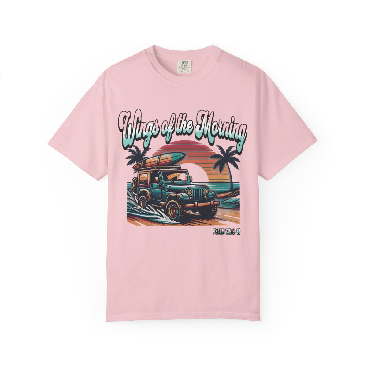 Wings of the Morning T-Shirt | Beach Sunset Palm Graphic