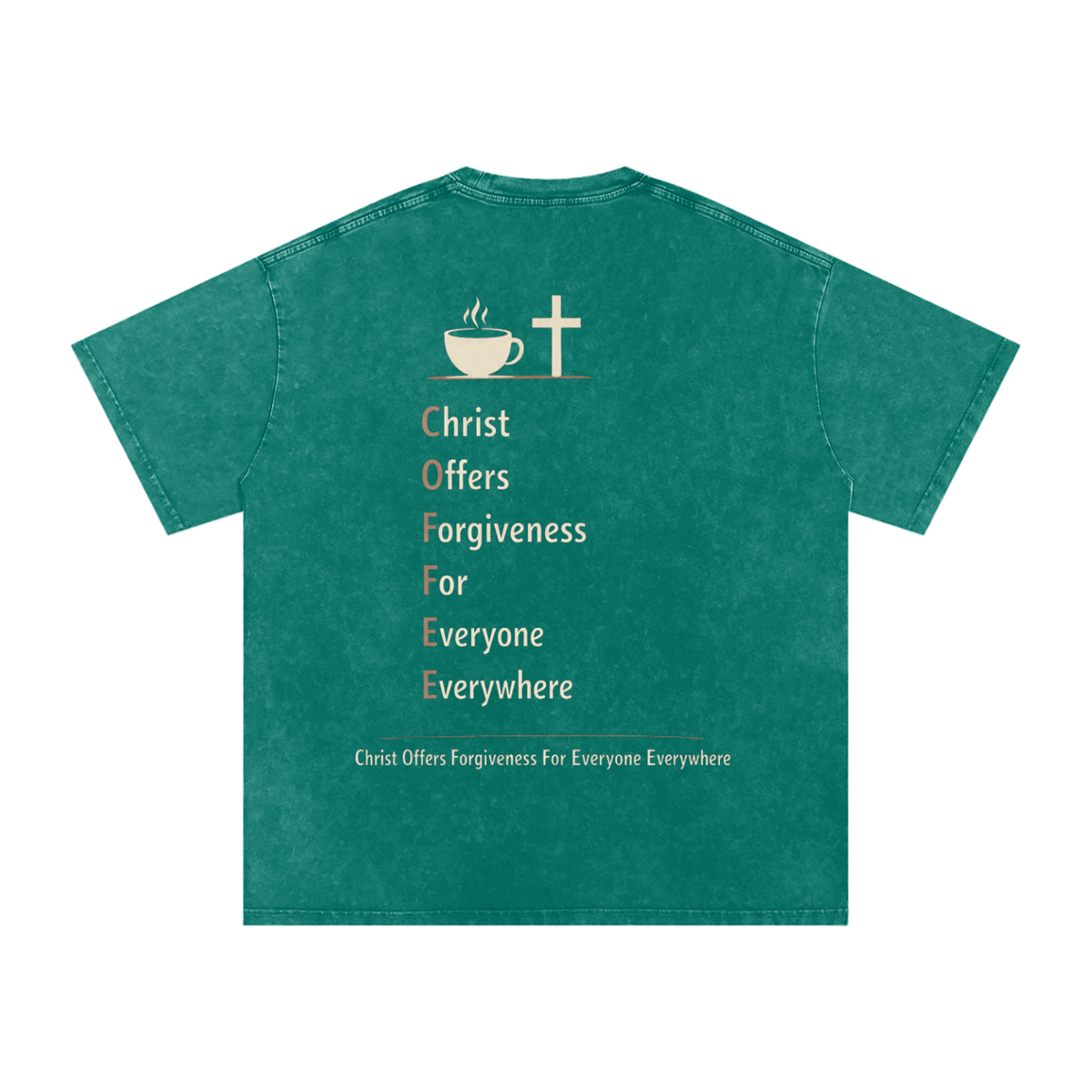 Oversized "C.O.F.F.E.E" T-Shirt