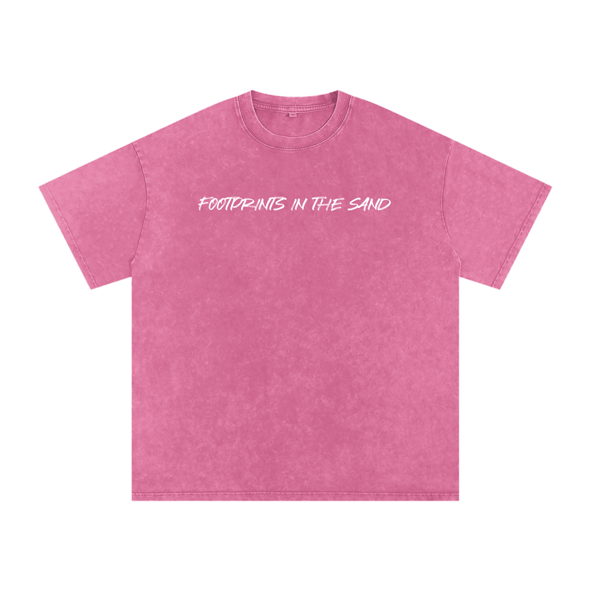 Oversized "Footprints In The Sand" T-Shirt