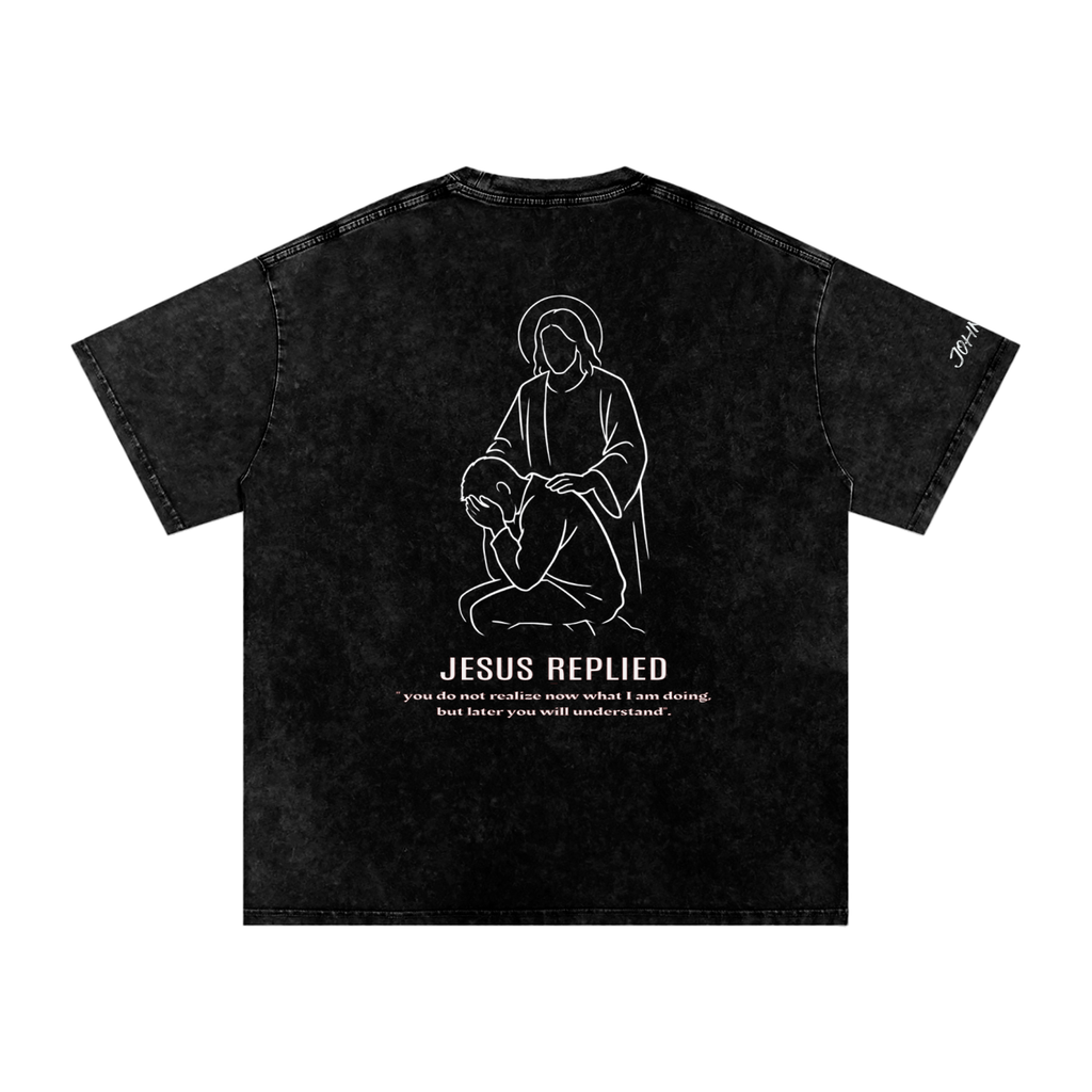 Oversized "Jesus Replied" T-Shirt
