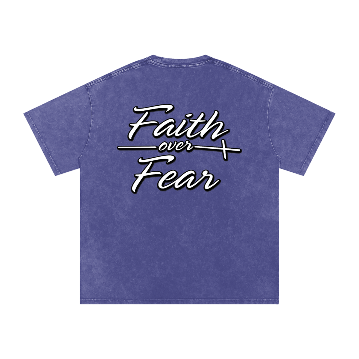 Oversized "Faith Over Fear"  T-Shirt