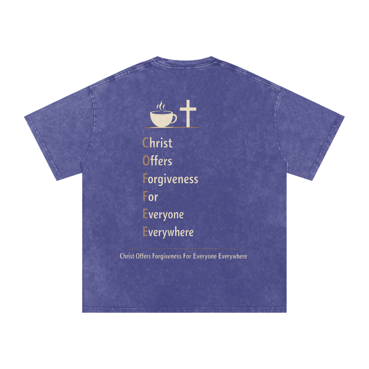 Oversized "C.O.F.F.E.E" T-Shirt