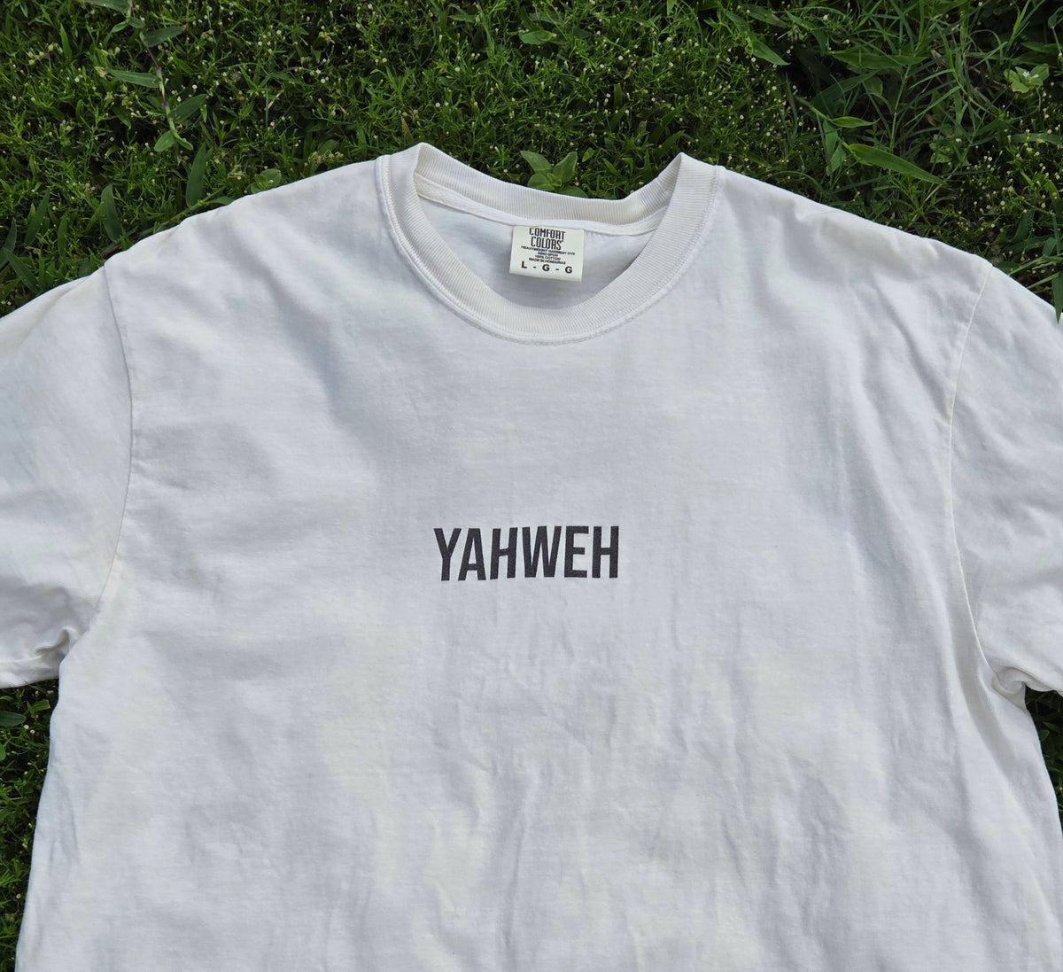YAHWEH T-shirt | Minimal Faith Typography Christian Shirt