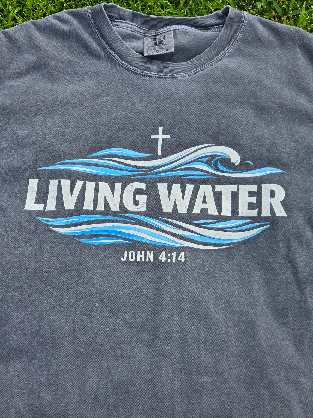 Living Water John 4:14 T-shirt | Christian faith shirt