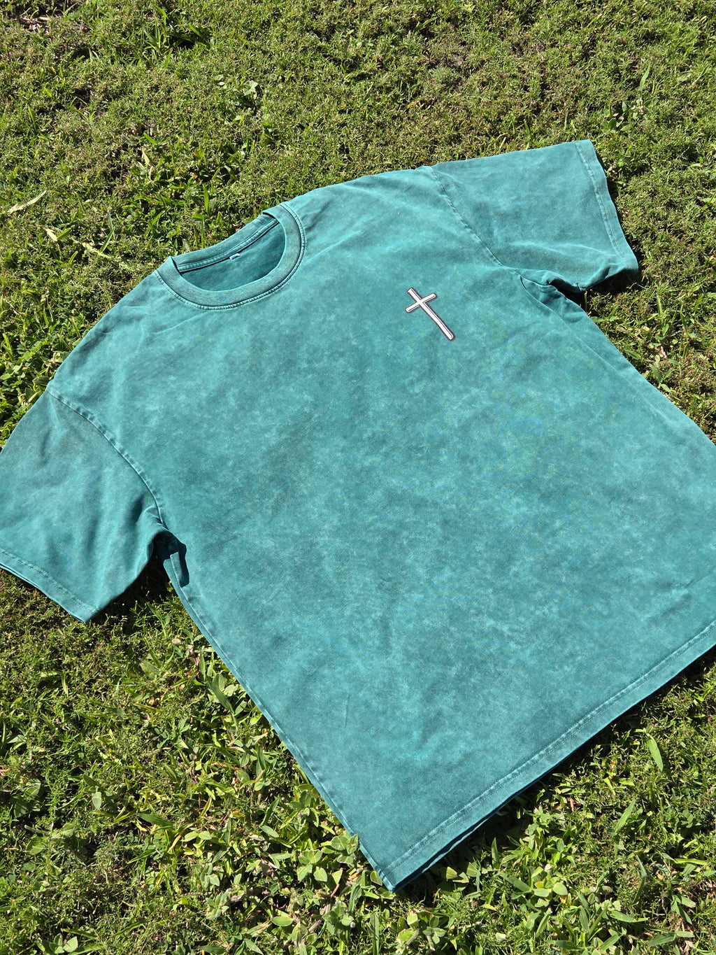 Oversized "Faith Over Fear"  T-Shirt