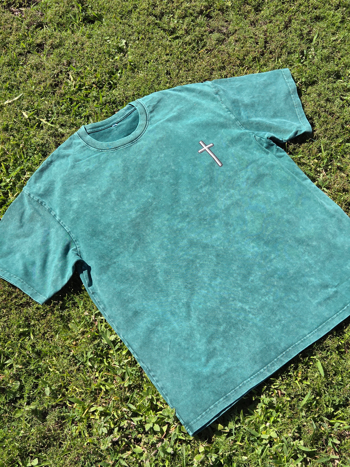 Oversized "Faith Over Fear"  T-Shirt