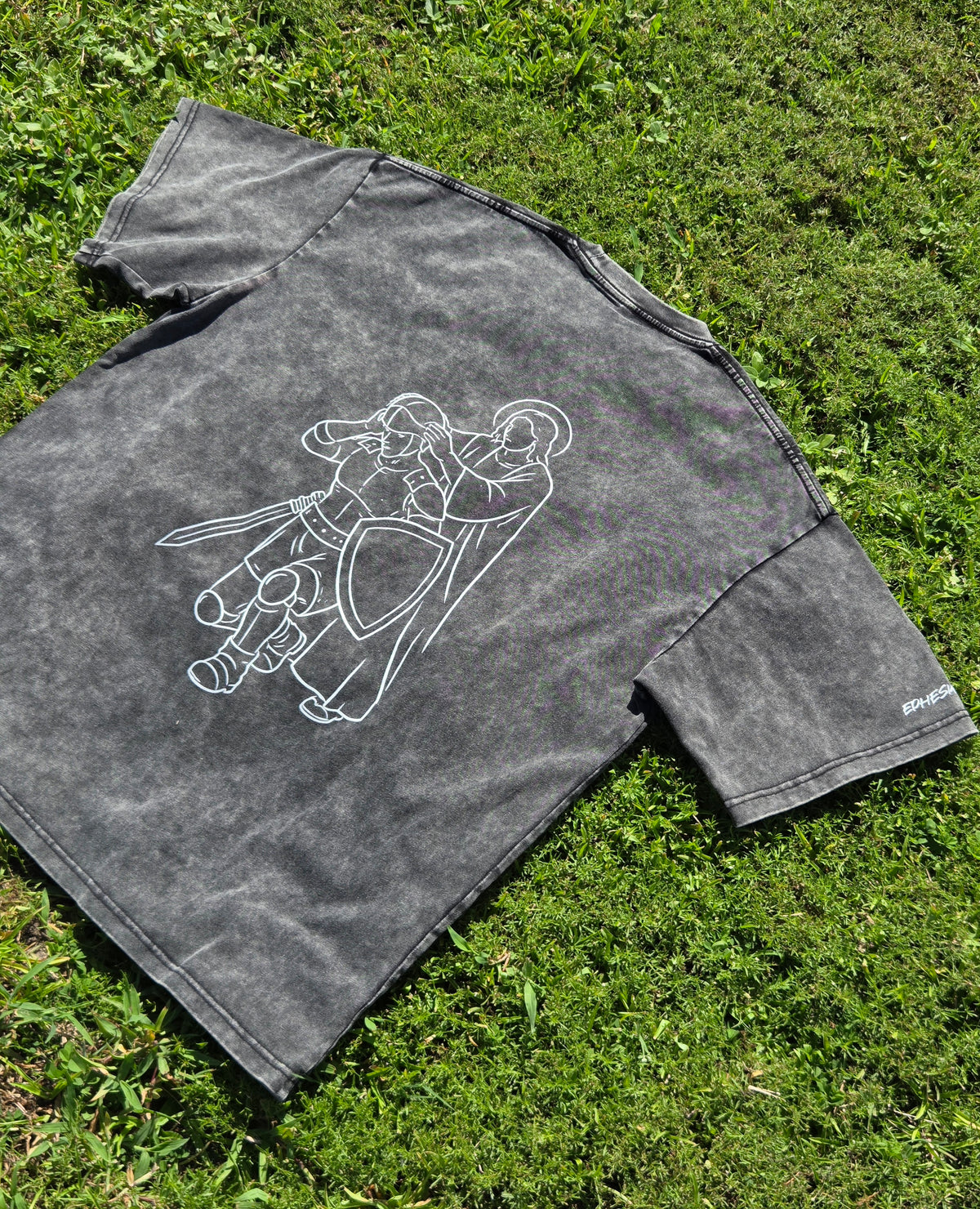 Oversized "Armor Of God" T-Shirt