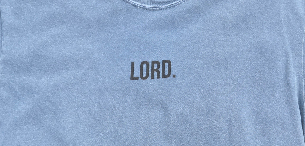 LORD. T-shirt | Minimal Christian typography tee