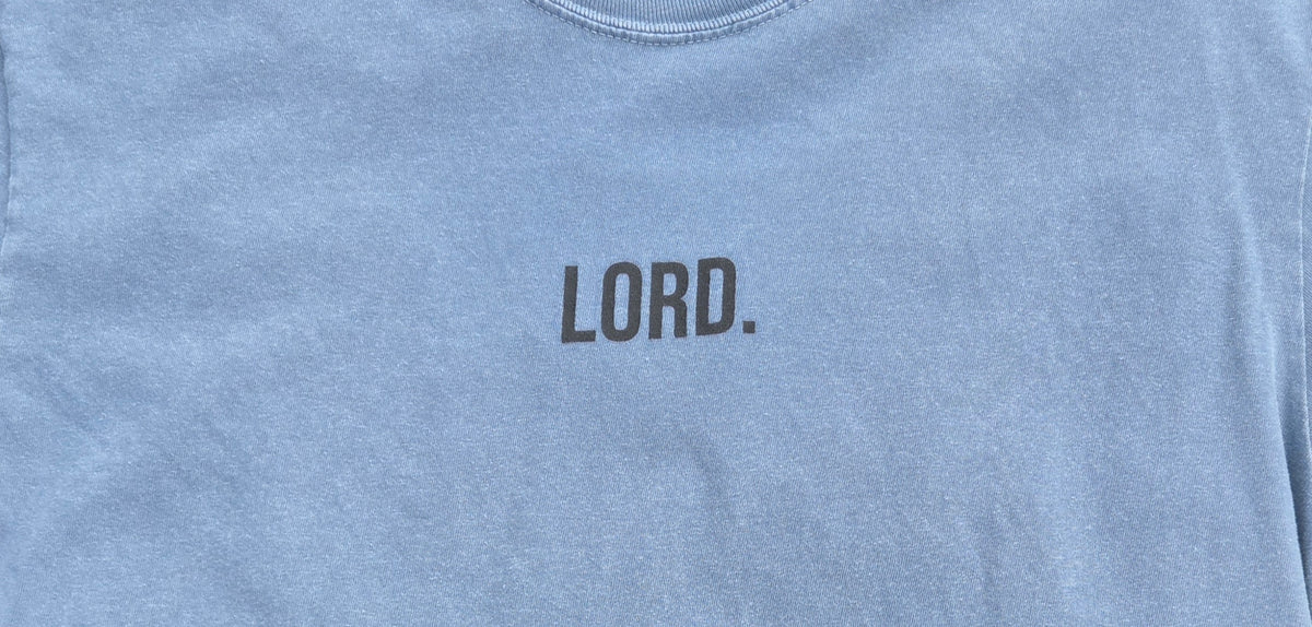 LORD. T-shirt | Minimal Christian typography tee