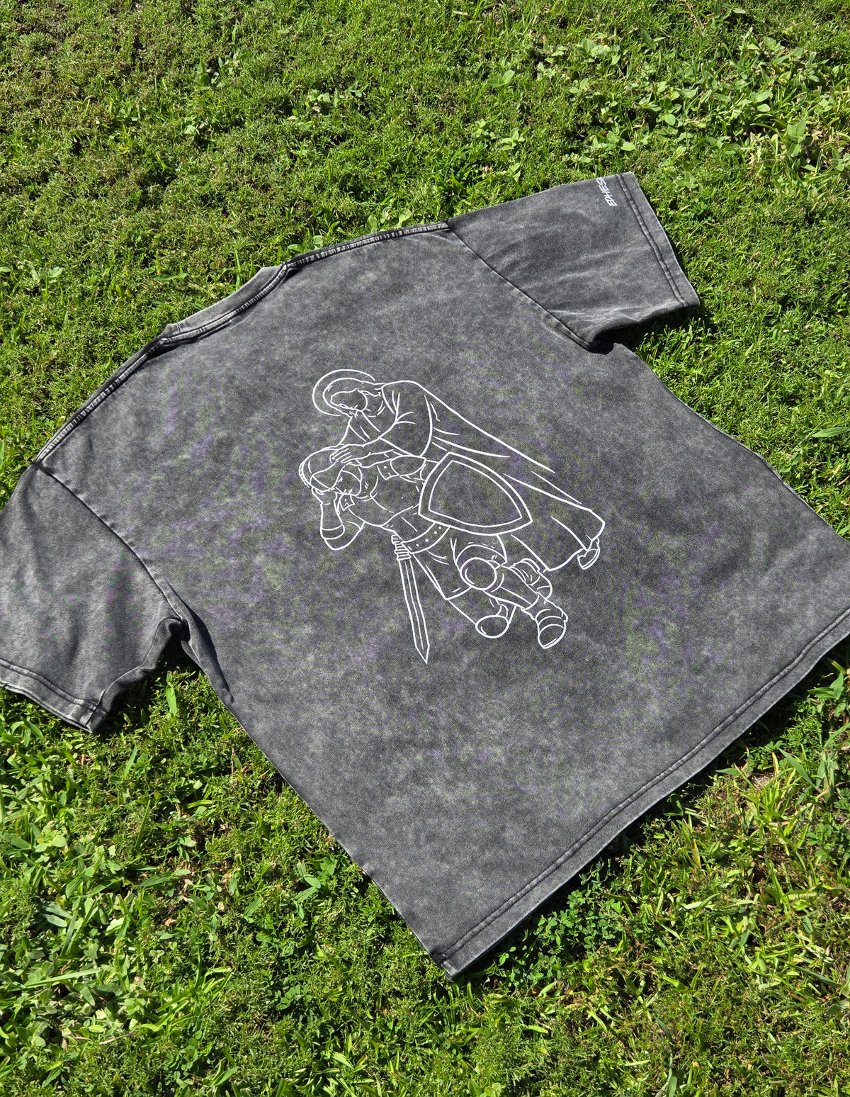 Oversized "Armor Of God" T-Shirt
